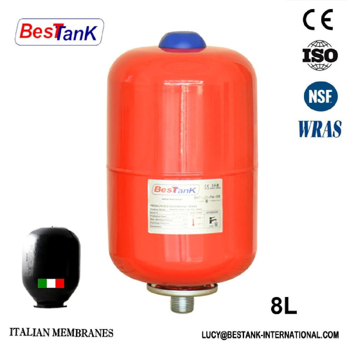 Expansion Tank for Heating System , designed according to PED - CE 97/23 EC