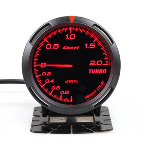 Auto Defi BF Advanced 2.5" 60mm White&red Light Auto Gauge Oil Temp Water Press Temperature Volt Turbo EXT Gauge