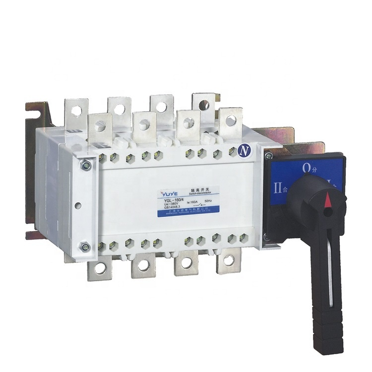 YUYE 3 Phase Manual Isolation Changeover Transfer Switch 400A