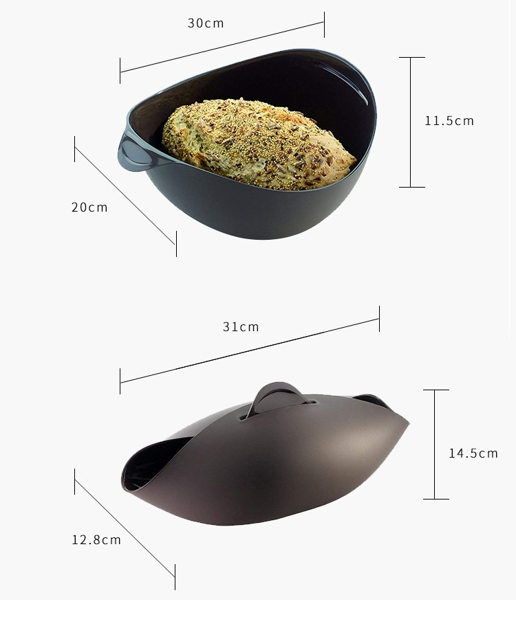 Silicone Microwave Vegetable Steamer Omelet Maker Fish Poacher Oven Roaster Bread Baker Sourdough Baking Basket