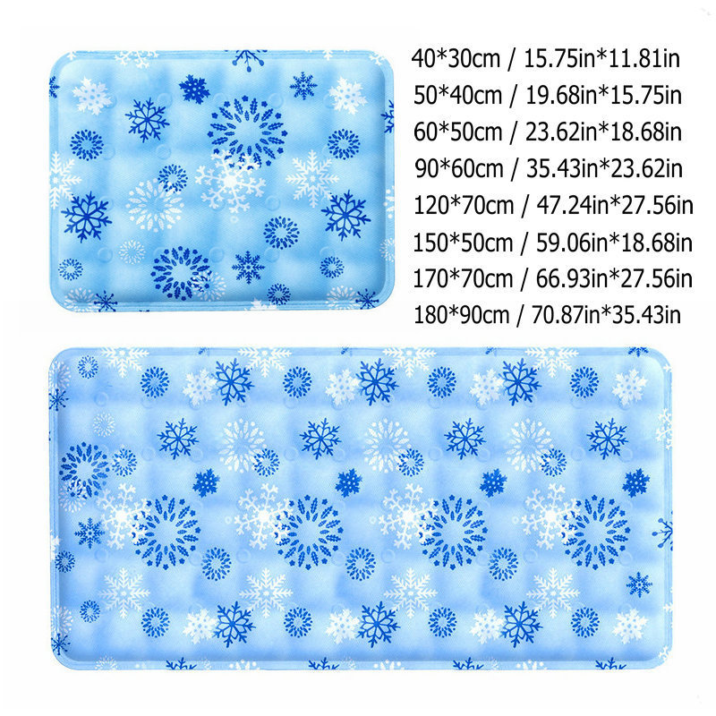 Summer Pet Cooling Gel Mat Non-Toxic Ice Pad for Dog & Cat Polymer Plastic Car Seat Mattress Kennel Crate Bed Self-Cooling Mats