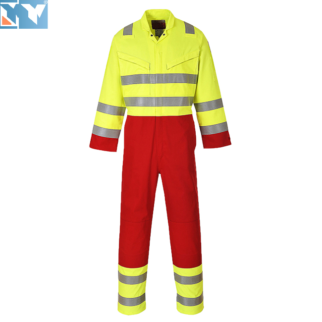 Factory Price Cheap Fire Retardant Coverall Highly Visible Water Proof Safety Coveralls fr Clothing Wholesale