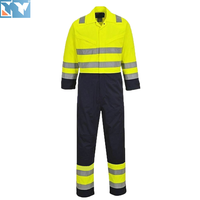 Factory Price Cheap Fire Retardant Coverall Highly Visible Water Proof Safety Coveralls fr Clothing Wholesale