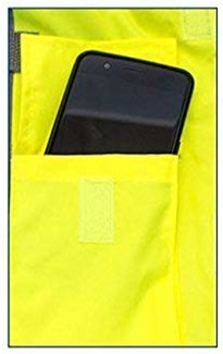 Factory Outlet Affordable Men's Ladies Hi Vis Reflective 100% Oxford Hooded Waterproof Jacket