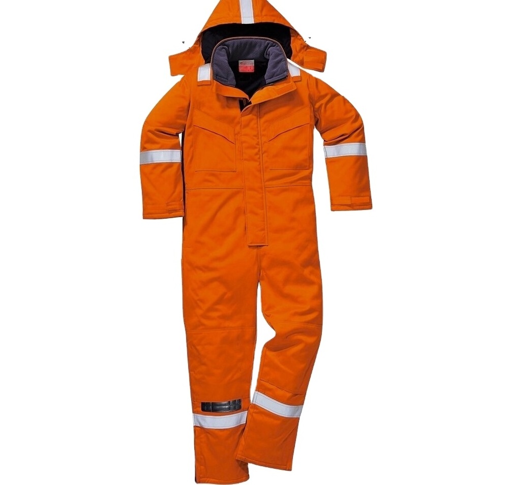 Flame Resistant Cold Resistant Industrial Clothings High Visibility Mining Oil Workwear Uniforms