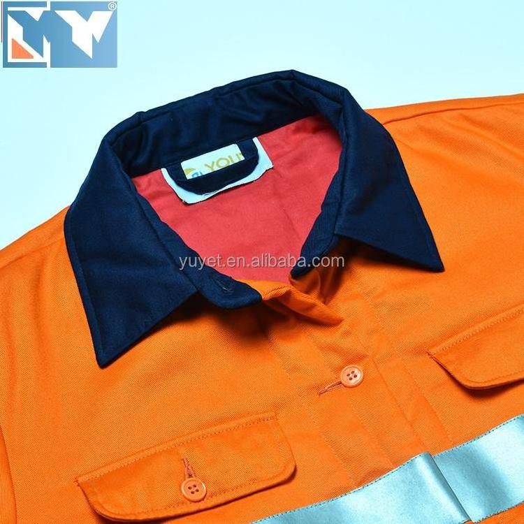 Fire Retardant Suit Light Weight Fireproof Safety Clothing For Construction Welding Industrial