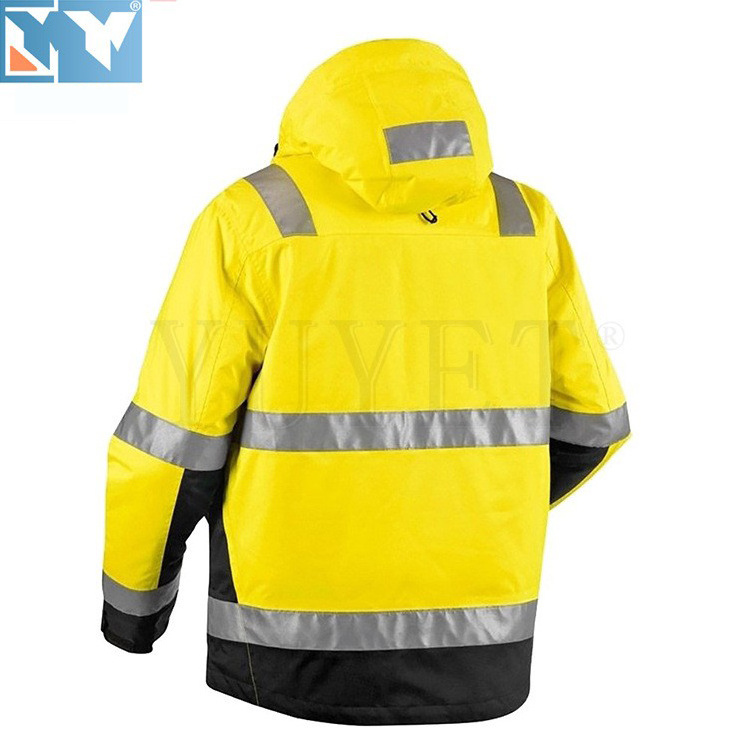 Factory customized Cvc flame retardant safety suit winter construction Frc work jacket