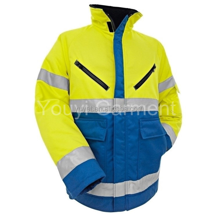 2024 best-selling raincoat, workwear, high visibility reflective winter rainproof jacket