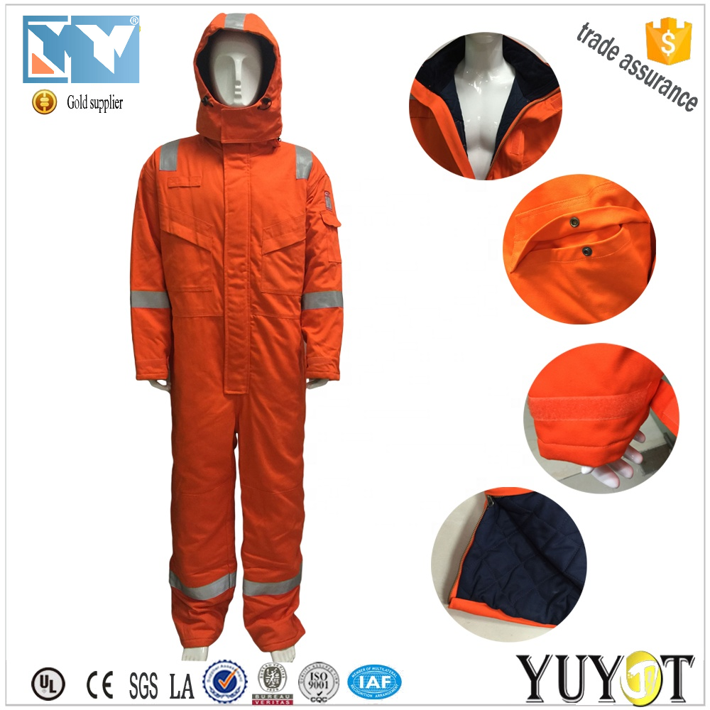 Flame Resistant Cold Resistant Industrial Clothings High Visibility Mining Oil Workwear Uniforms