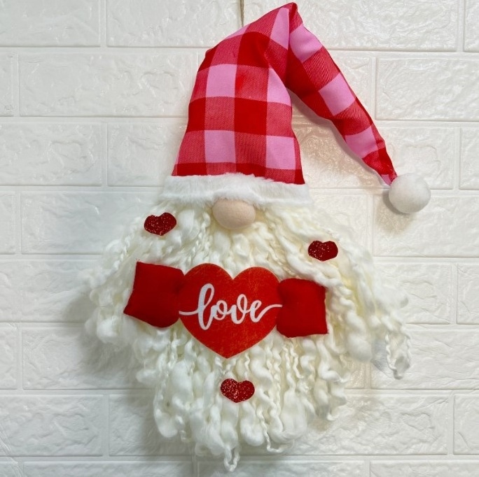 Led San Valentine's Day Elf Dwarf Doll Hanging Ornament Happy Valentines Day Gift For Home Decorative