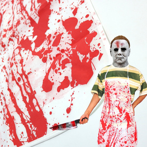 Halloween Costumes Horror Apron Splattered Blood Butcher Apron Scary Halloween Apron