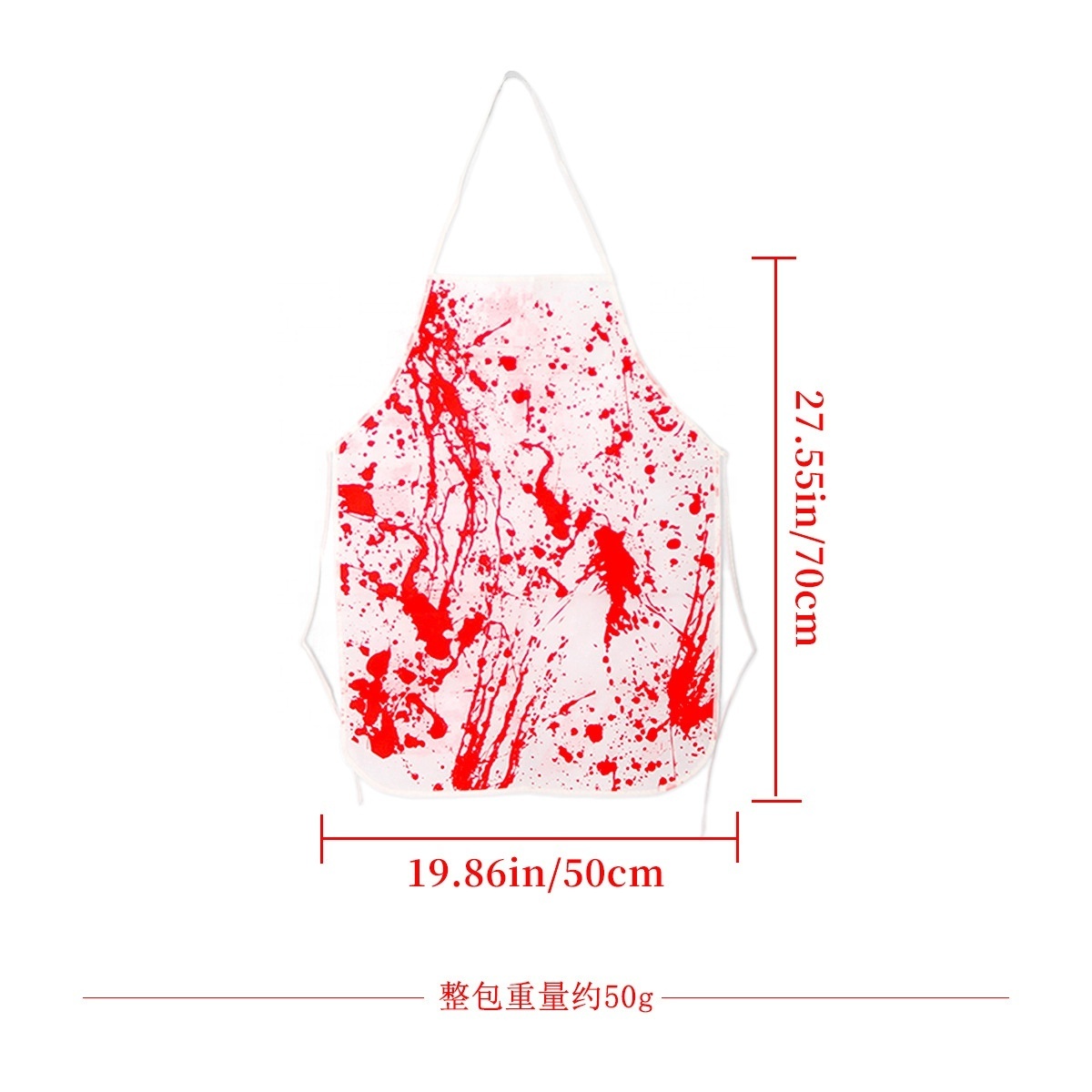 Halloween Costumes Horror Apron Splattered Blood Butcher Apron Scary Halloween Apron