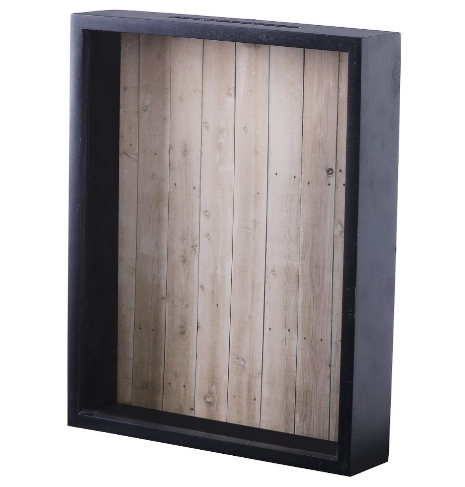 Custom Black Wooden Top Loading 3d deep frame shadow box