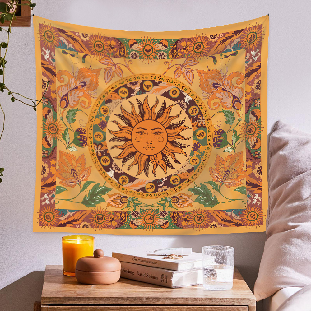 Luxurious Tarot Psychedelic Mandala Wall Tapestry Hanging Home Decor