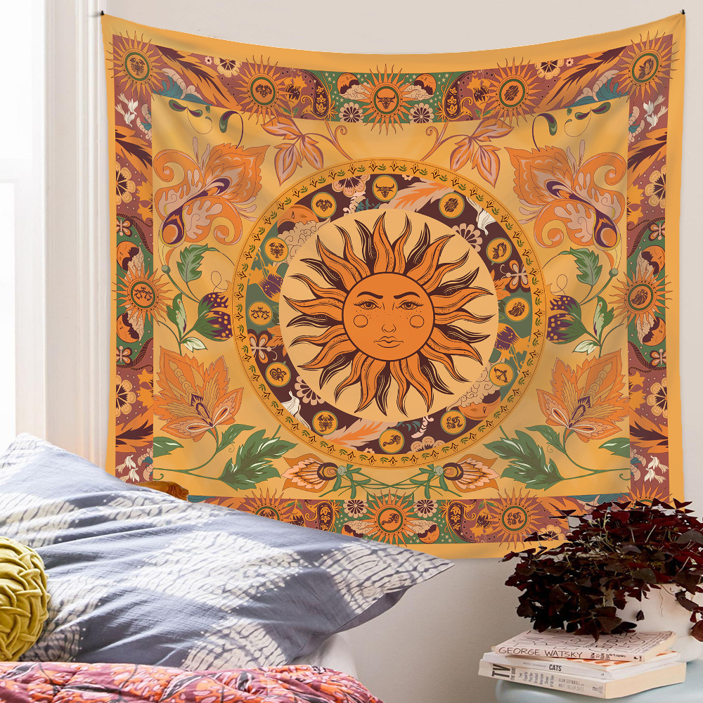 Luxurious Tarot Psychedelic Mandala Wall Tapestry Hanging Home Decor