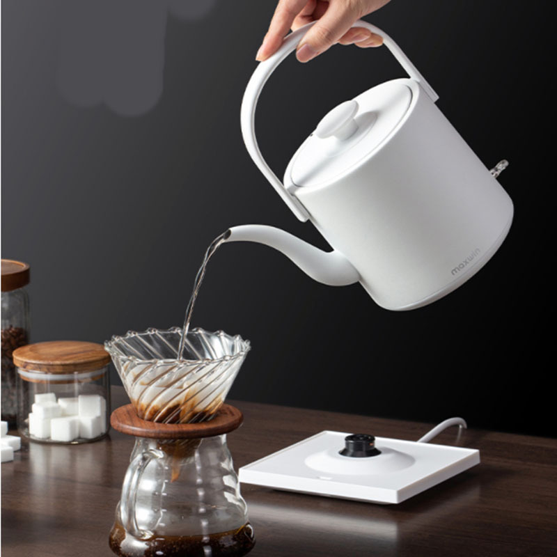 360 Degree rotational design retro style 0.8l portable stainless steel electric kettle