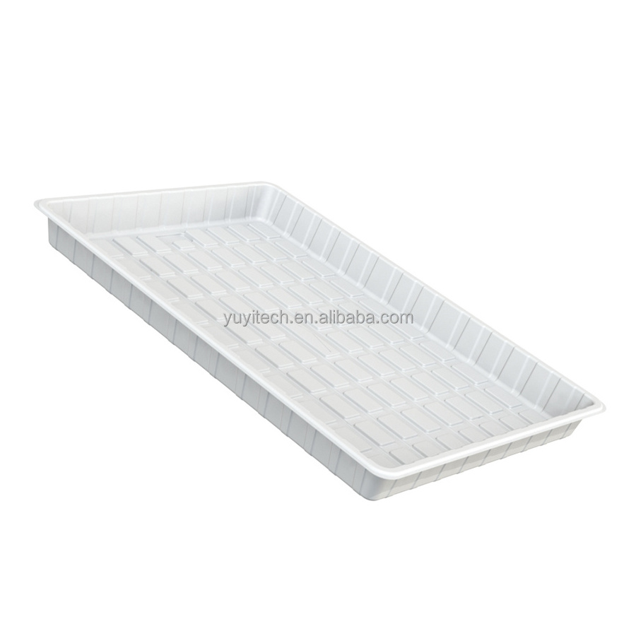 White Black 2x4 3x3 3x6 4x4 4x6 4x8 Plastic Microgreen Vegetables Flower Plants Hydro Growing Hydroponic Flood and Drain Tray