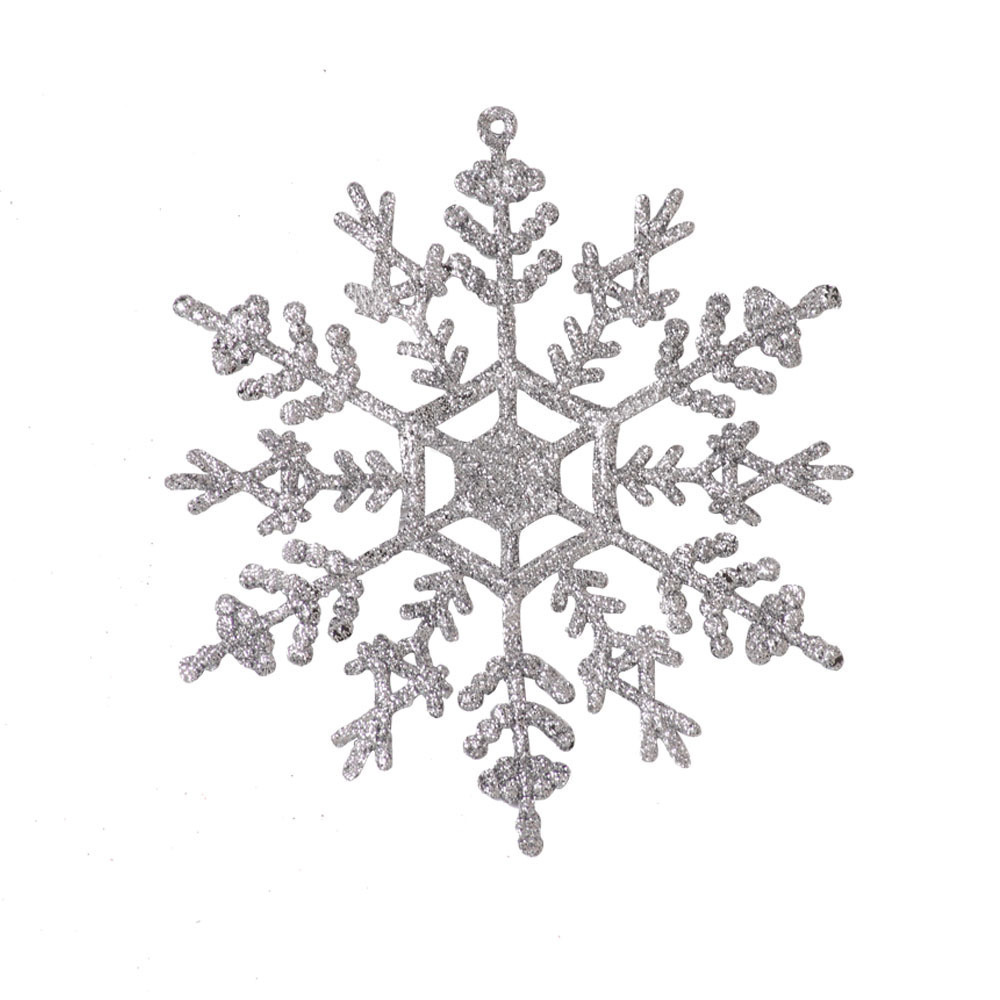 Winter Christmas Hanging Snowflake Decorations Glittery Large White Snowflake for  Wonderland Holiday New Year Party Home Decor