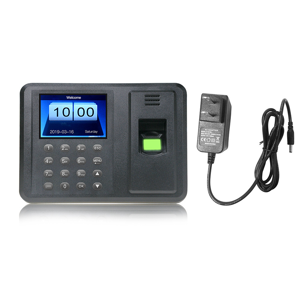 2.8 inch Attendance Employee Fingerprint Network Finger Print Access Control Time and employee attendance tracking machine