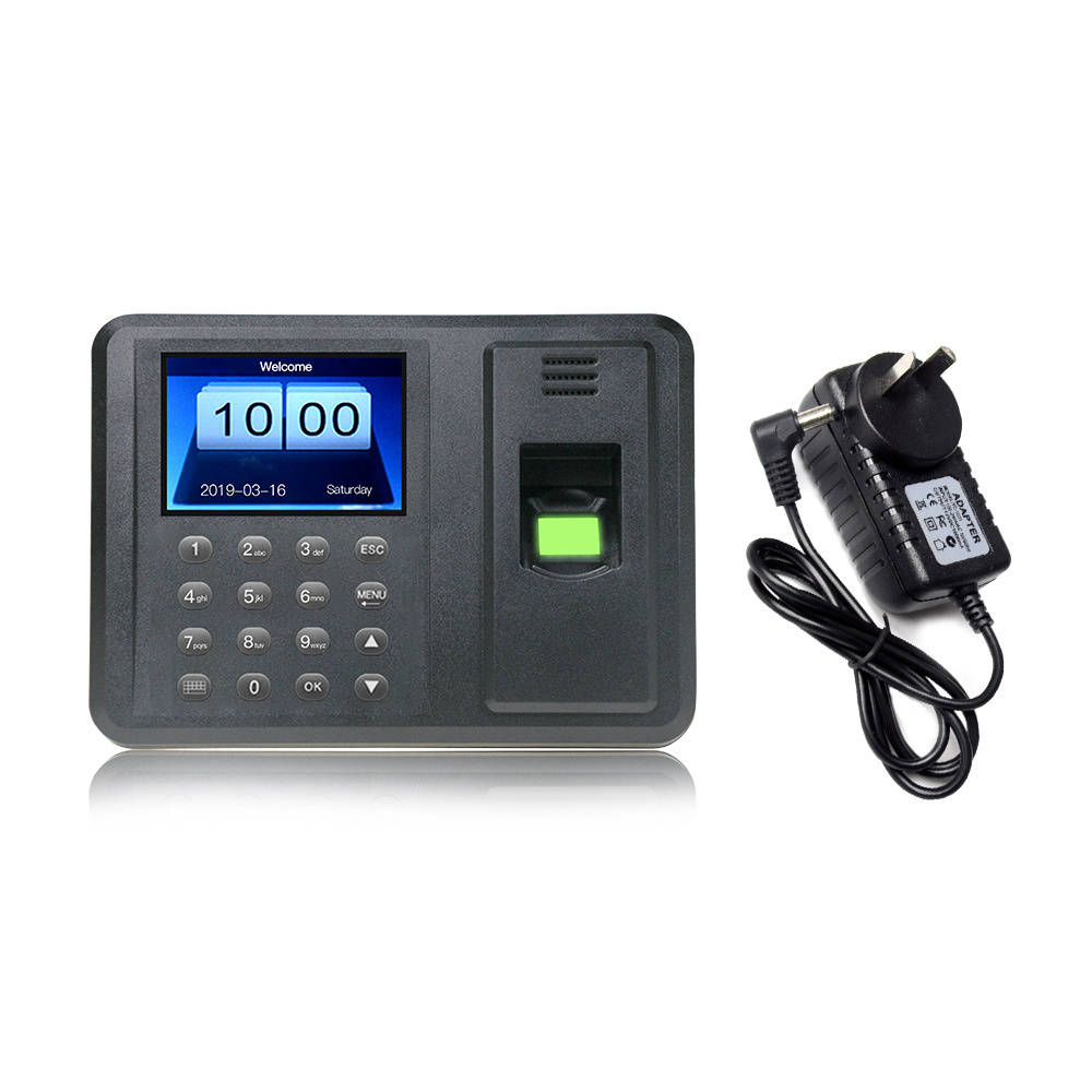 2.8 inch Attendance Employee Fingerprint Network Finger Print Access Control Time and employee attendance tracking machine