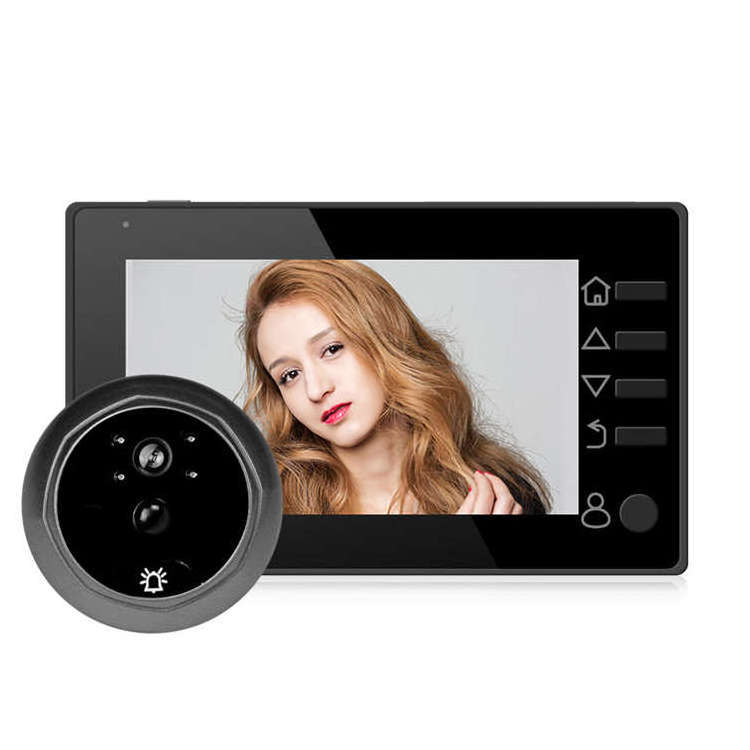 4.3inch hidden peephole camera digital door viewer door scope camera with motion detection night vision smart door viewer