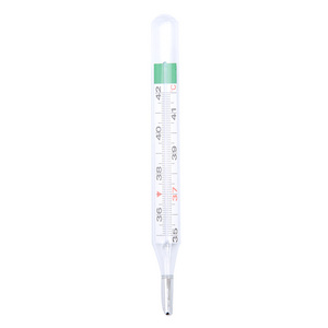 Professional medical glass mercury free gallium clinical thermometer