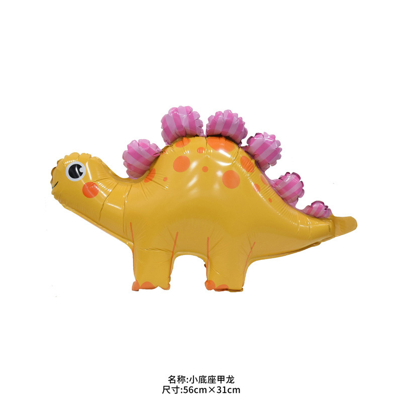 New cartoon rabbit seal lobster snail panda dinosaur base standing animal balloons ocean jungle theme party decoration kids toys