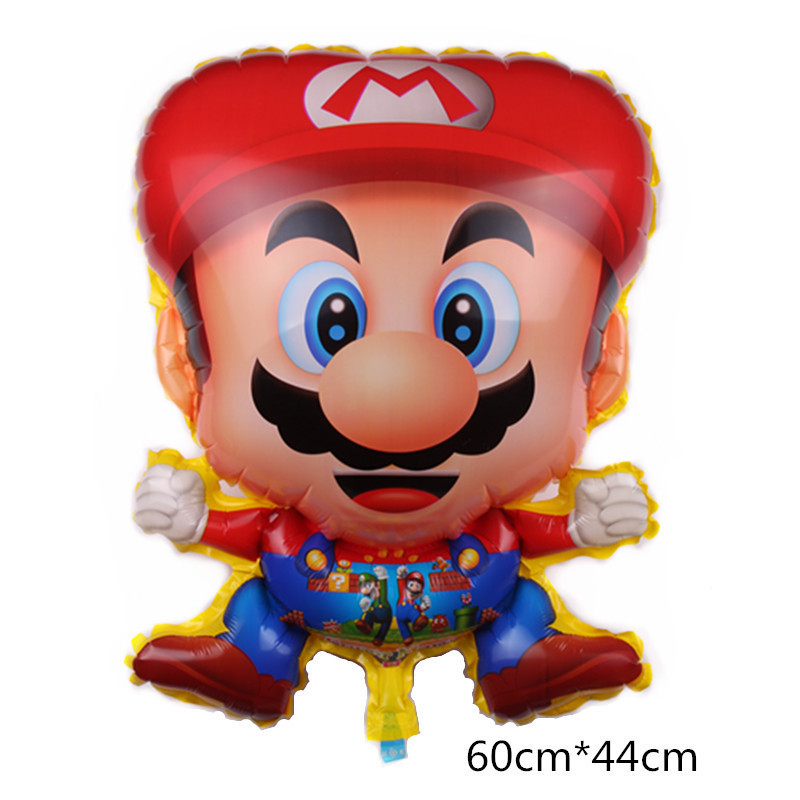 cartoon game theme super-Mario bros foil balloon 18inch round helium mylar balloon for kids toy party supplies inflatable