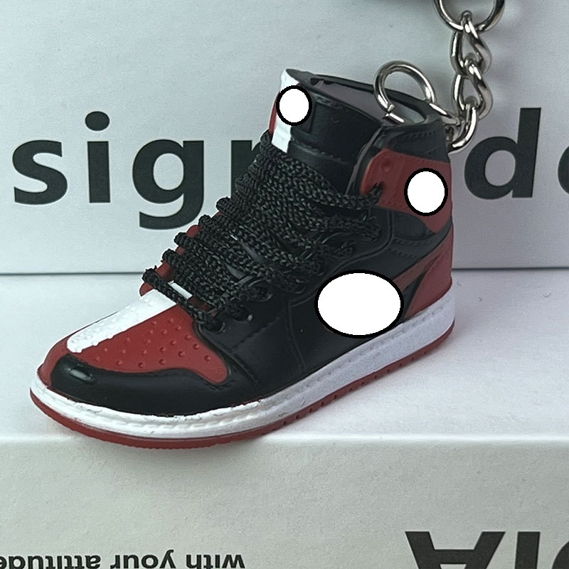 Wholesale cheap jordans  Mini Sneaker Basketball AJ shoes Sneaker shoe Key Ring Model Cute keychain 3d