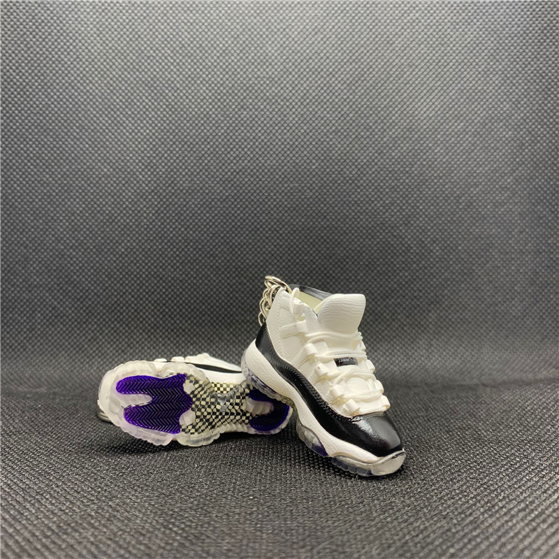 Wholesale 3D Plastic aj Yzy 350 v2 dunk Shoes Sneaker Keychain With Mini box