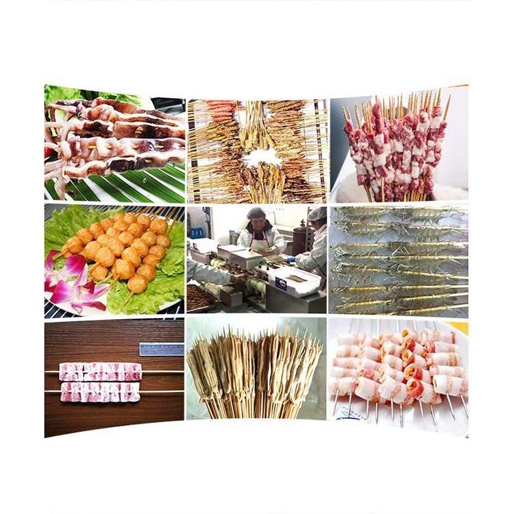 2023 New good automatic satay skewer machine souvlaki meat beef chicken pork skewer machine beef kebab string machine