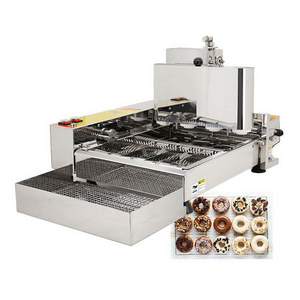 Portable Small 3 Moulds Mochi Dinky Commercial Used Auto Yeast Raised Donut Maker Fryer Extruder Machine Sell well