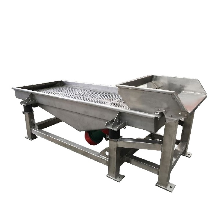 High frequency screening efficiency grain fruits linear vibrating screen