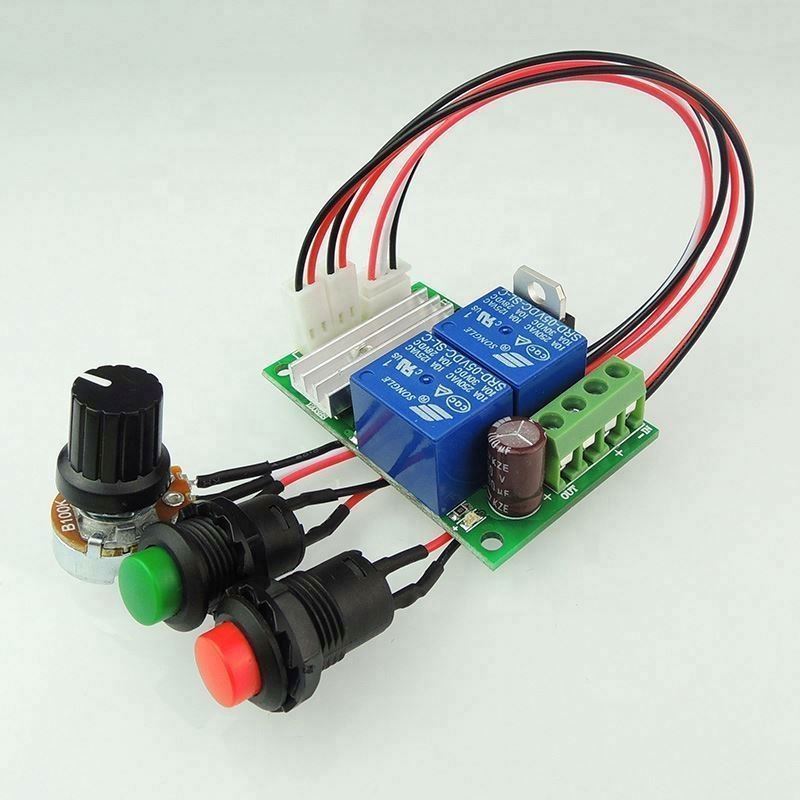 Speed PWM DC motor governor 6V12V24V Forward and Reversible Switch electric push rod motor controller button