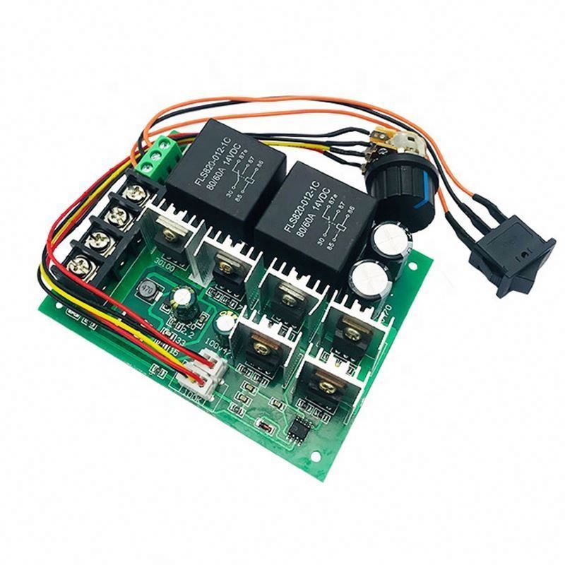 PWM DC motor speed controller 12V 24V 36V 48V motor reverse switch 40A forward and reverse switch