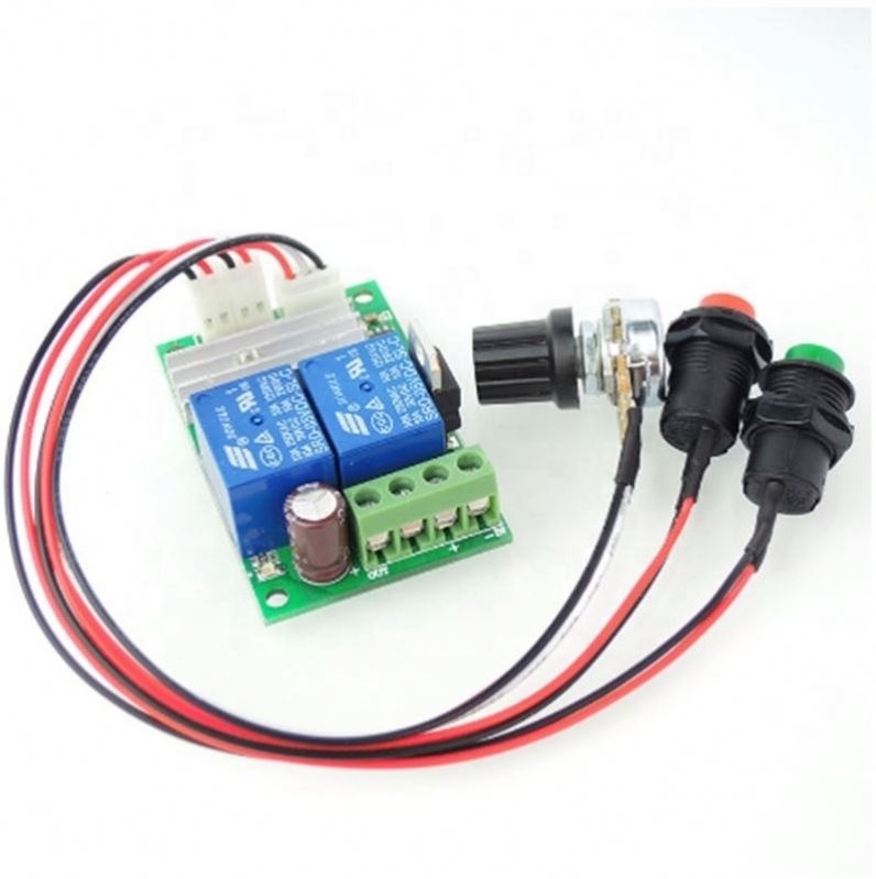 Speed PWM DC motor governor 6V12V24V Forward and Reversible Switch electric push rod motor controller button