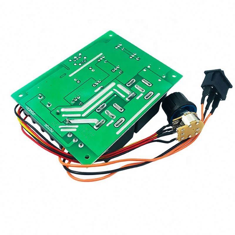 PWM DC motor speed controller 12V 24V 36V 48V motor reverse switch 40A forward and reverse switch