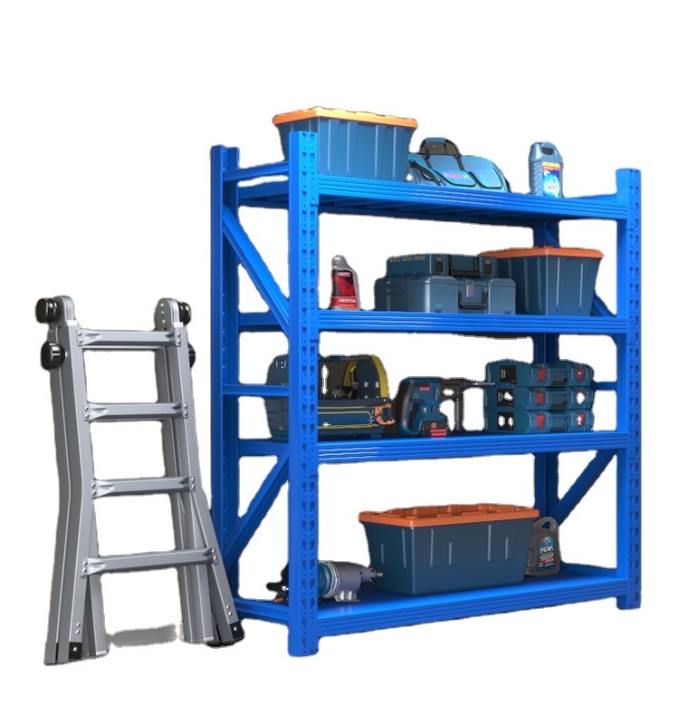 Adjustable Steel Commercial Rack Heavy-Duty 500kg Capacity Storage Shelves Stacking Racks & Shelves