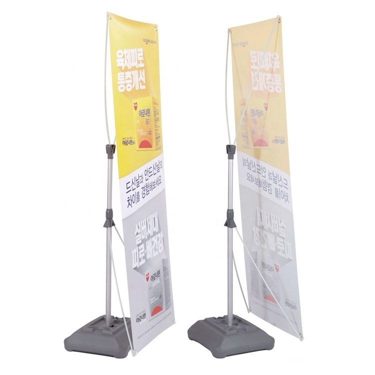 Adjust Wholesale Double X banner water tank base flag stand