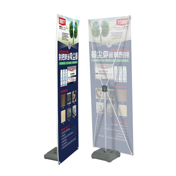 Adjust Wholesale Double X banner water tank base flag stand