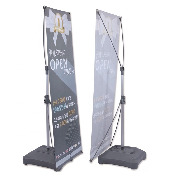 Adjust Wholesale Double X banner water tank base flag stand