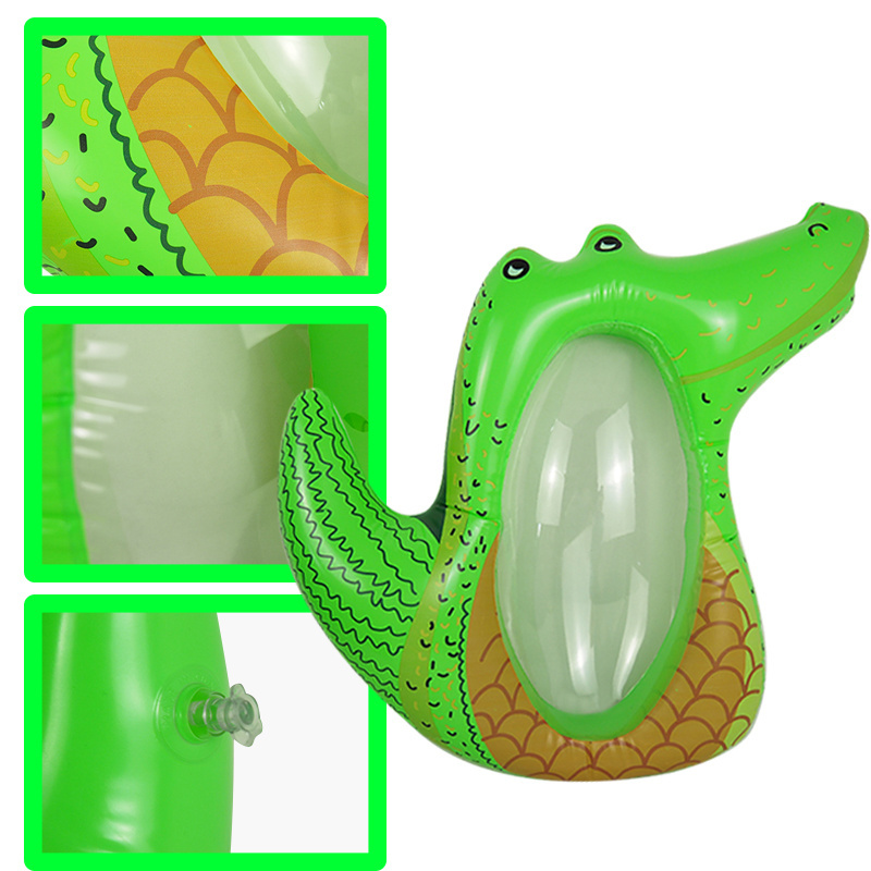 Wonderful Underwater Viewing Inflatable Snorkeling Float Kids Toys Inflatable Crocodile Outdoor Toys Summer