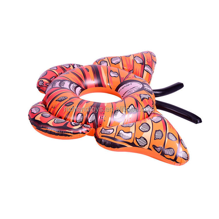 Factory Customization Brown  theme swim body ring swimming rings  inflatable pontoons tube