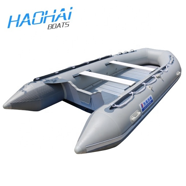 CE 4.3M PVC Folding Inflatable Fishing Dinghy Tender Boat for Sale