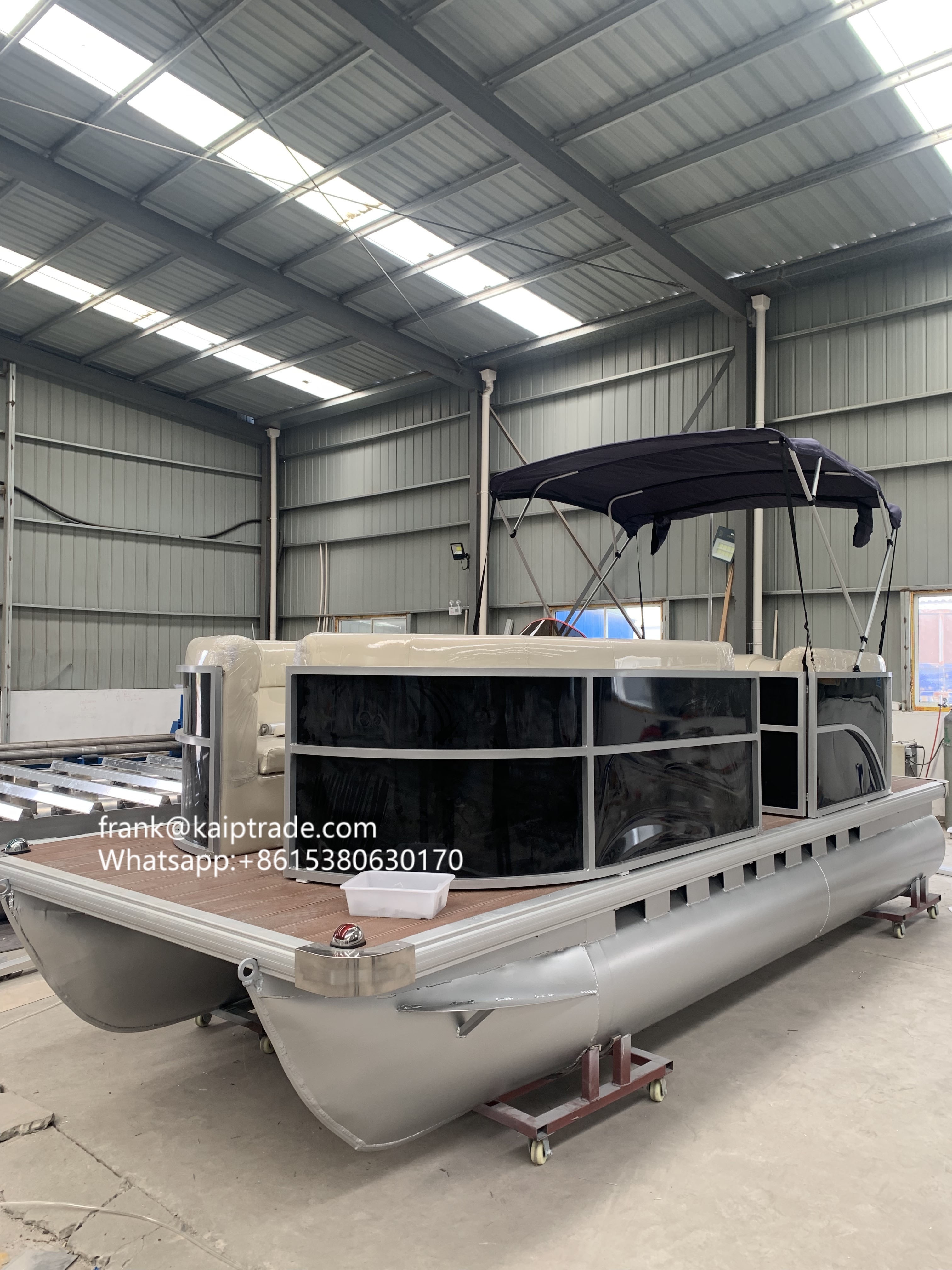 18ft twin hull aluminum tour zodiac boat China aluminum house tour boat pontoon yaht boat ships luxury