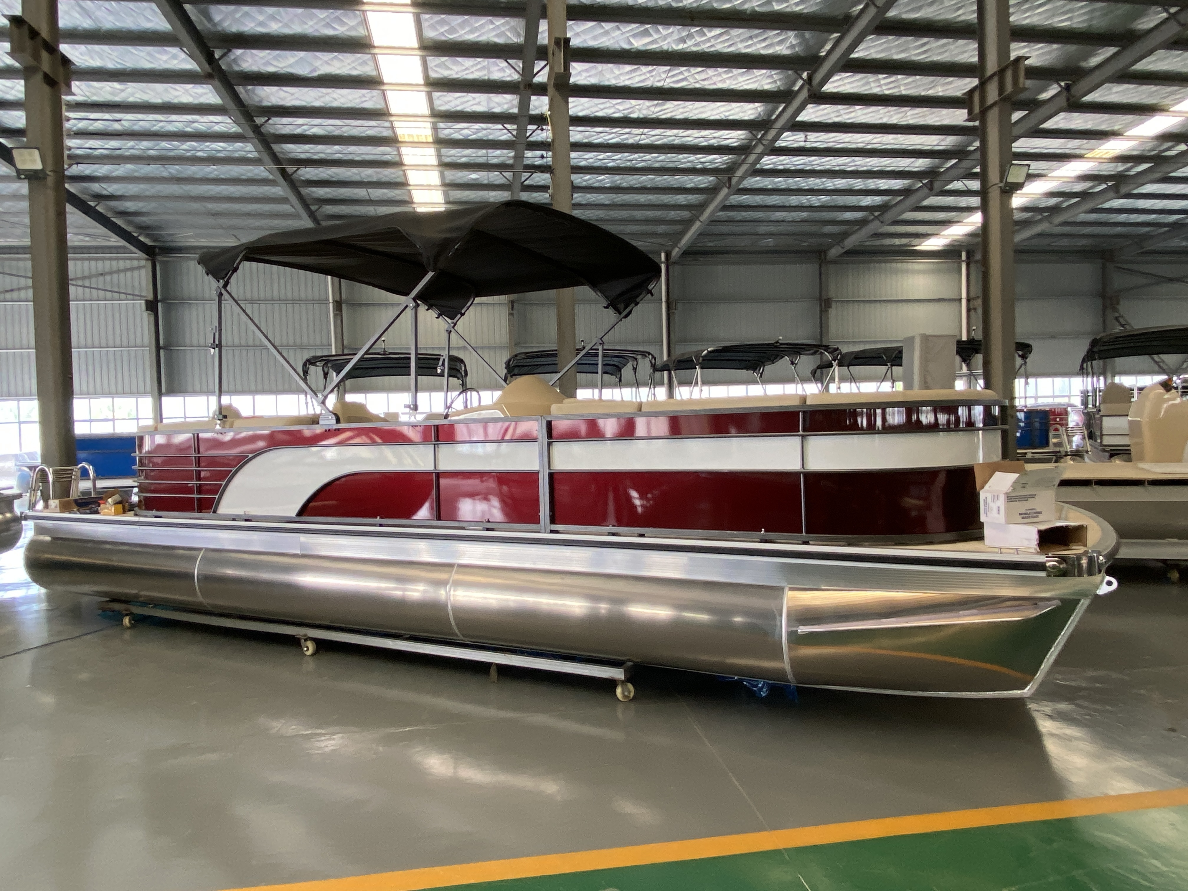 30FT 9m Allsea Lake River Passenger Ship Cruiser Aluminum Pontoon Boat for sale