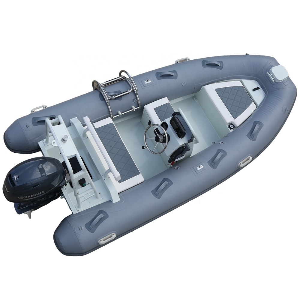 CE 3.9m 12.8 feet small aluminum hull inflatable fishing RIB 390 pontoon rib boat with motor water play craft boat