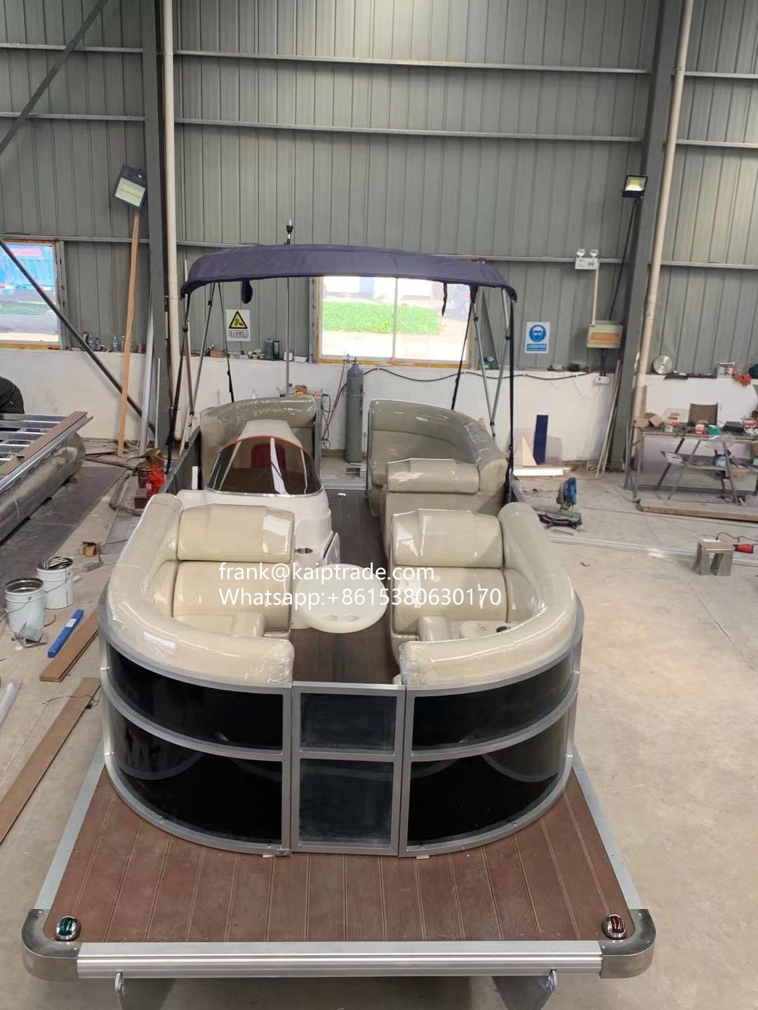 18ft twin hull aluminum tour zodiac boat China aluminum house tour boat pontoon yaht boat ships luxury