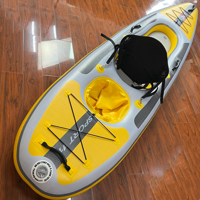 ZEBEC kxone woosung dropshipping fin drive sea pesca single seat kayak sit on top single for sale