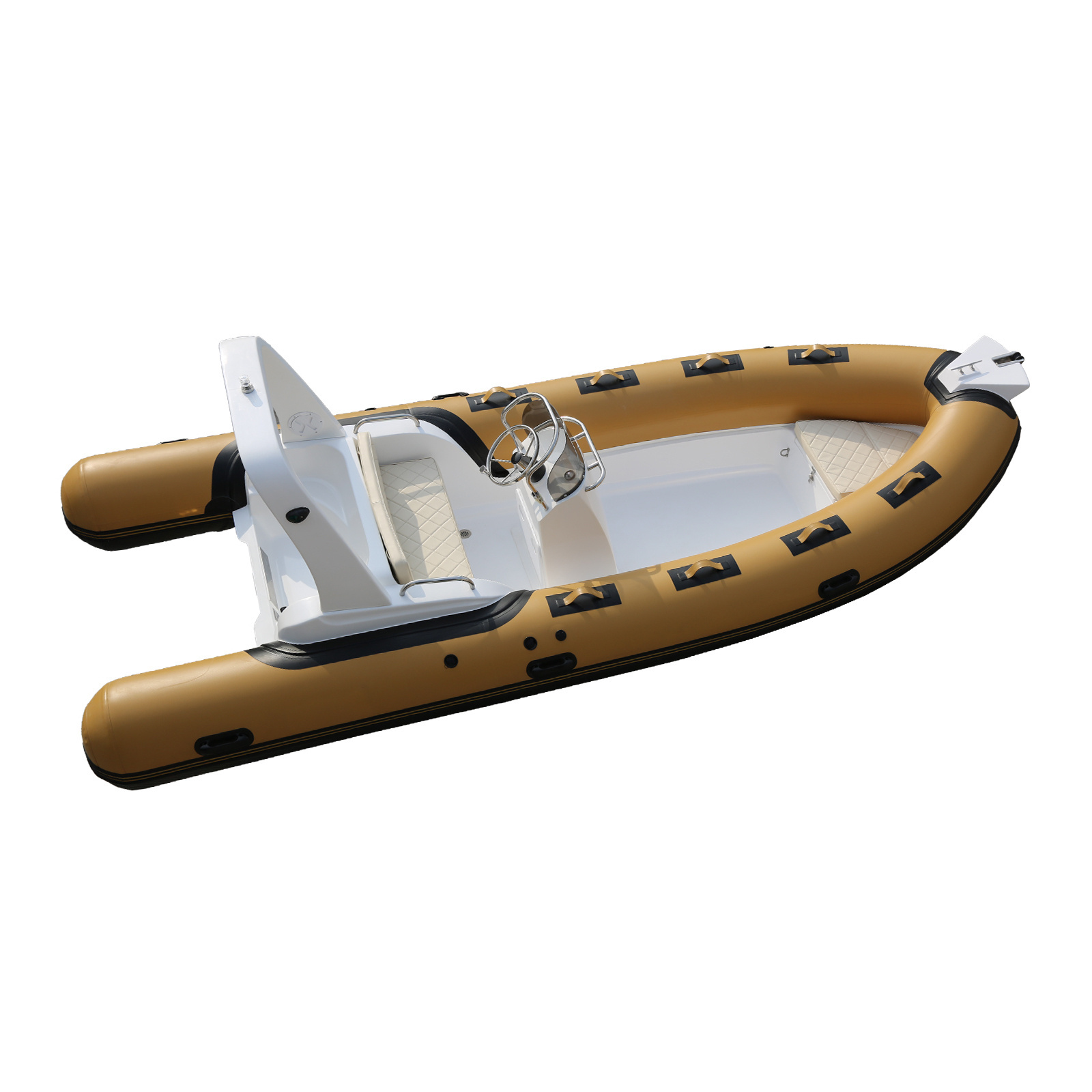 China Sailing Rubber Bateau Center Console Pvc Racing Rafting Hypalon Sport rib Boat For Entertainment